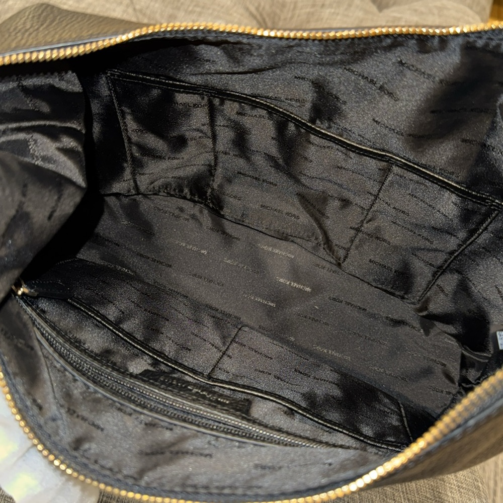Michael Kors Bag Large Black Pebbled Leather Satchel Bag - Picture 14 of 17